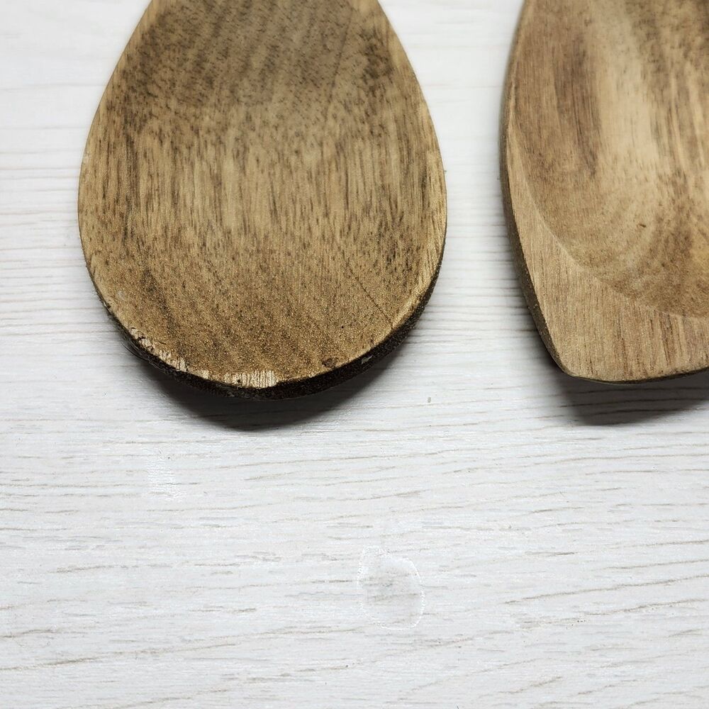 The Pioneer Woman 7-Piece Acacia Wood Kitchen Cooking Utensil Set Spoons & Spatu - Picture 10 of 12